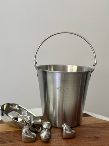 سطل یخ ۱.۷لیتر استیل یونیک پلاس
