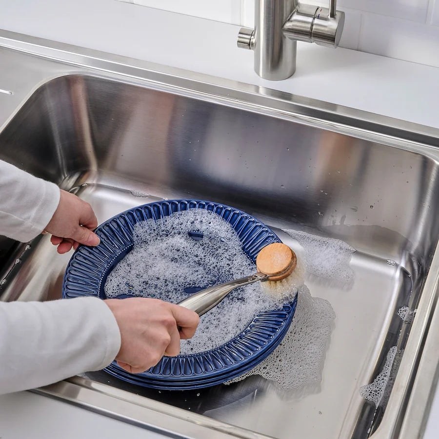 برس چوبی دسته استیل ایکیا مدلVALVARDAD